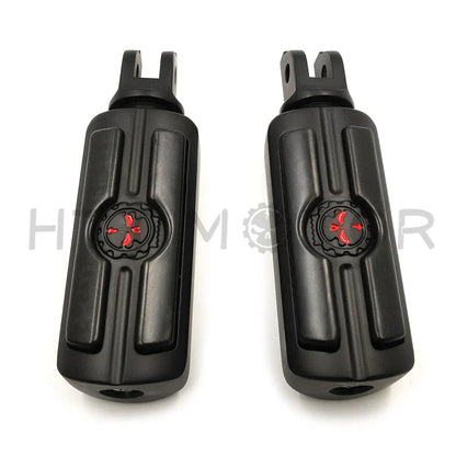 Black Gear Skull Footpeg for Harley Breakout FXBR / FXBRS (2018–2019)