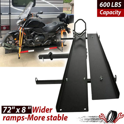 Heavy Duty Motorcycle Carrier for Dirt Bike (600 lbs Capacity)