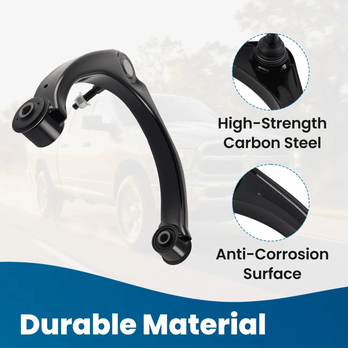 Set of 2 Upper Control Arm Ball Joints for Dodge Ram 1500 (2009)