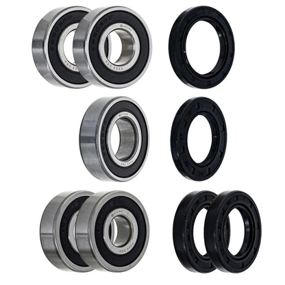 Wheel Bearing Seal Kit for Kawasaki W650 (MK1008546, 6203-2RS, 6205-2RS, 6303-2RS)