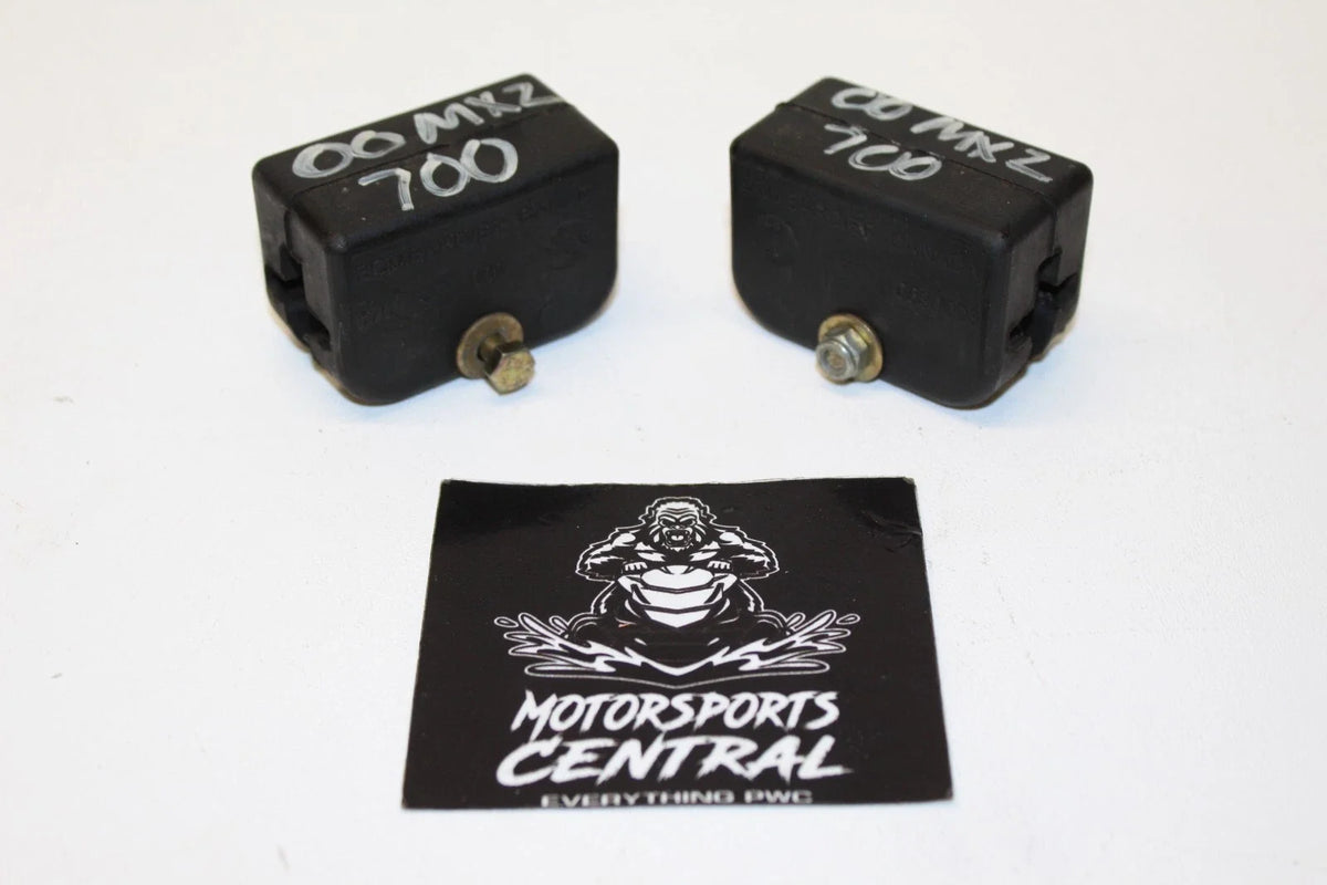 Set of 2 Rubber Track Stopper Rail Supports for Ski-Doo Summit MXZ GTX (1998–2005)