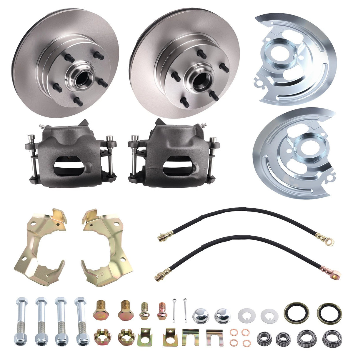 Front Disc Brake Kit 11" Rotors for Chevrolet Chevelle Malibu El Camino (1964–1972) EG02DC