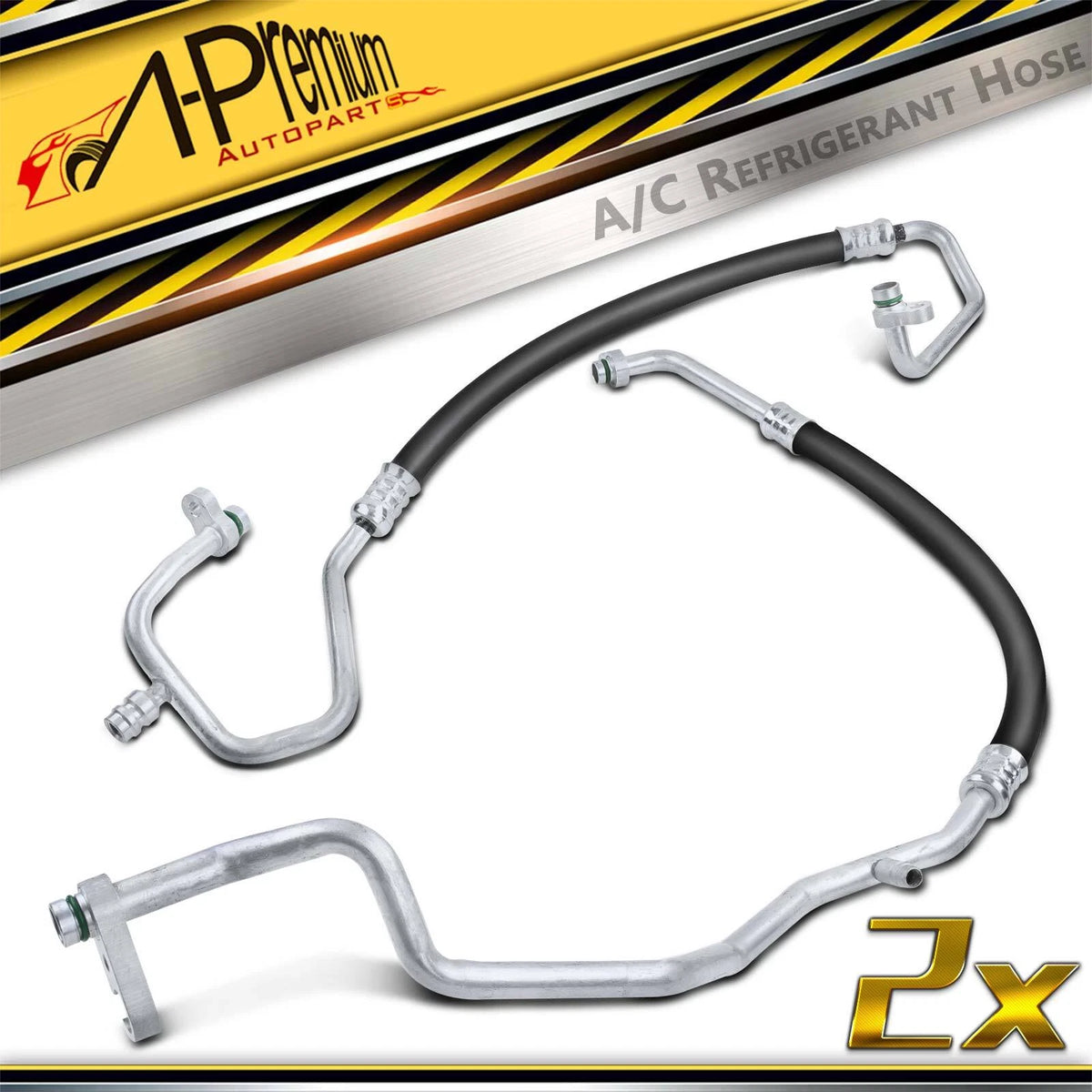 2X A/C Suction & Discharge Line Hose for Mazda 3 (2014–2018) GHR161461, GHR161461A, HA112492C, HA112497C