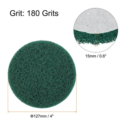 20pcs Scrubber Scouring Pads 5 Inch for Drill (180 Grit)