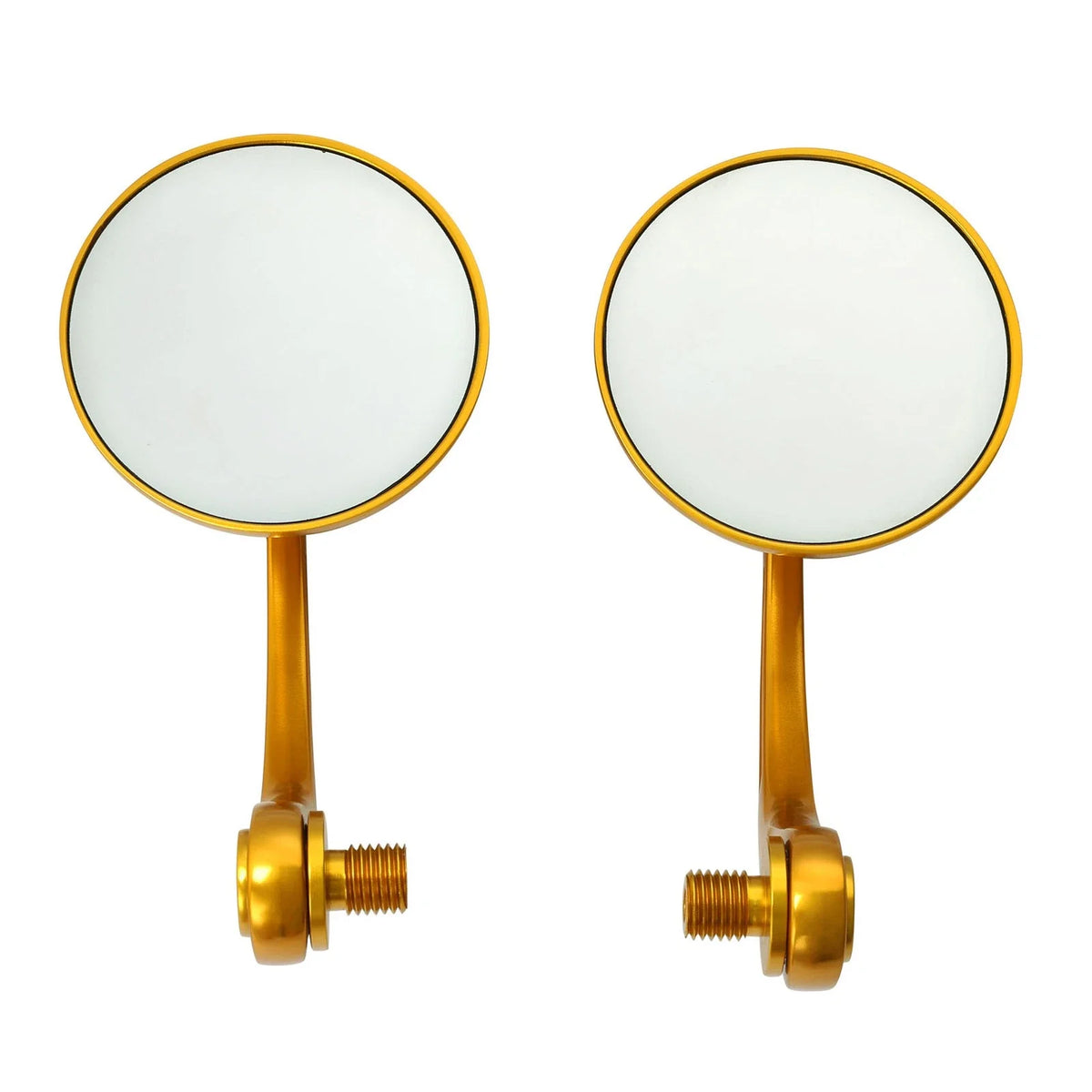 Gold Round Bar End Rearview Mirrors for Harley Sportster S (2021–2025)