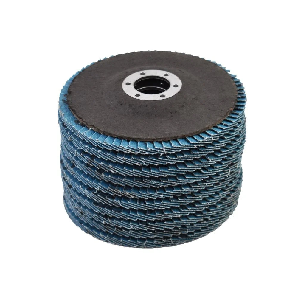 Set of 50 Zirconia Flap Discs for Sanding Grinding (4-1/2" x 7/8")