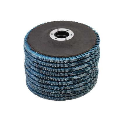 Set of 50 Zirconia Flap Discs for Sanding Grinding (4-1/2" x 7/8")