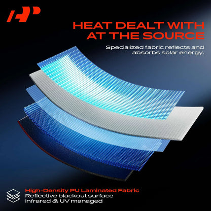 Front Windshield Sun Shade for Honda Accord (2023–2026) - Flame Retardant