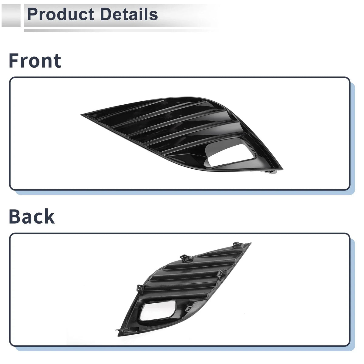 1 Pc Fog Light Grill for Toyota Camry SE/XSE (2018–2020) No. 8148206210
