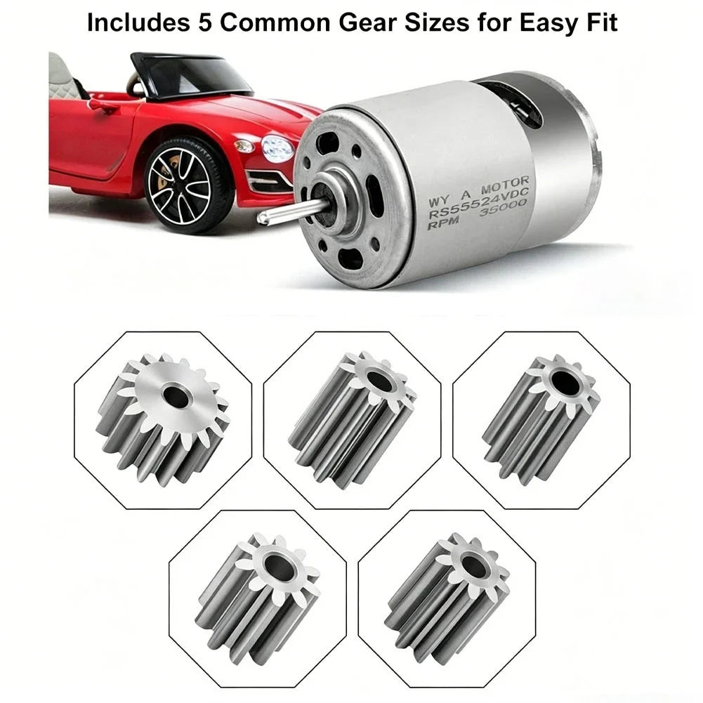 24V RS555 DC Motor Kit for Belt Conveyors Cutting Machines (2010–2023)