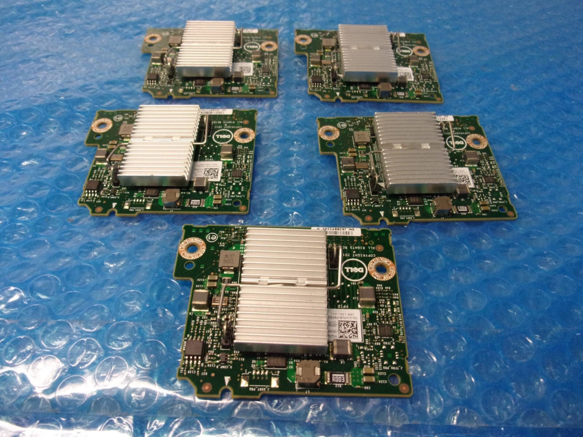 Lot of 5 Dell Broadcom 10 Gb/s Network Mezzanine Card for M520 M620 M820