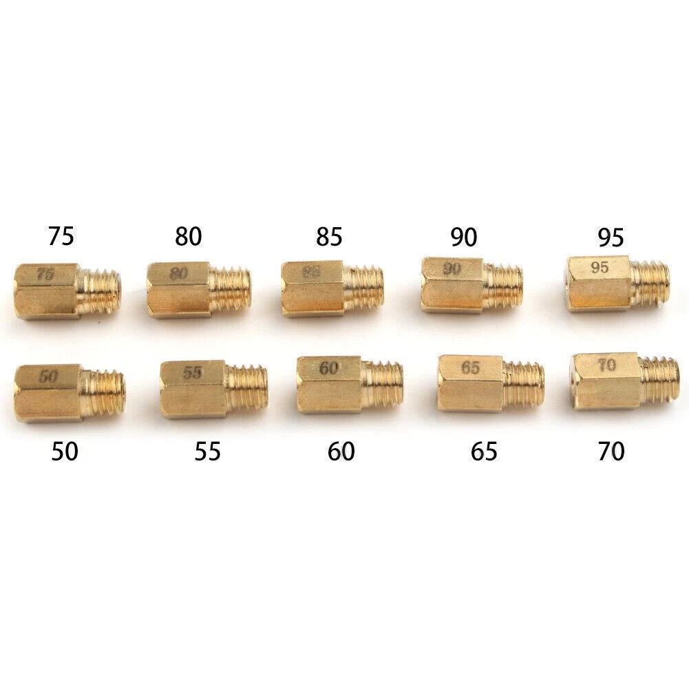 10x Carburetor Main Jet for MIKUNI VM/TM/TMX AX100 (50-90)