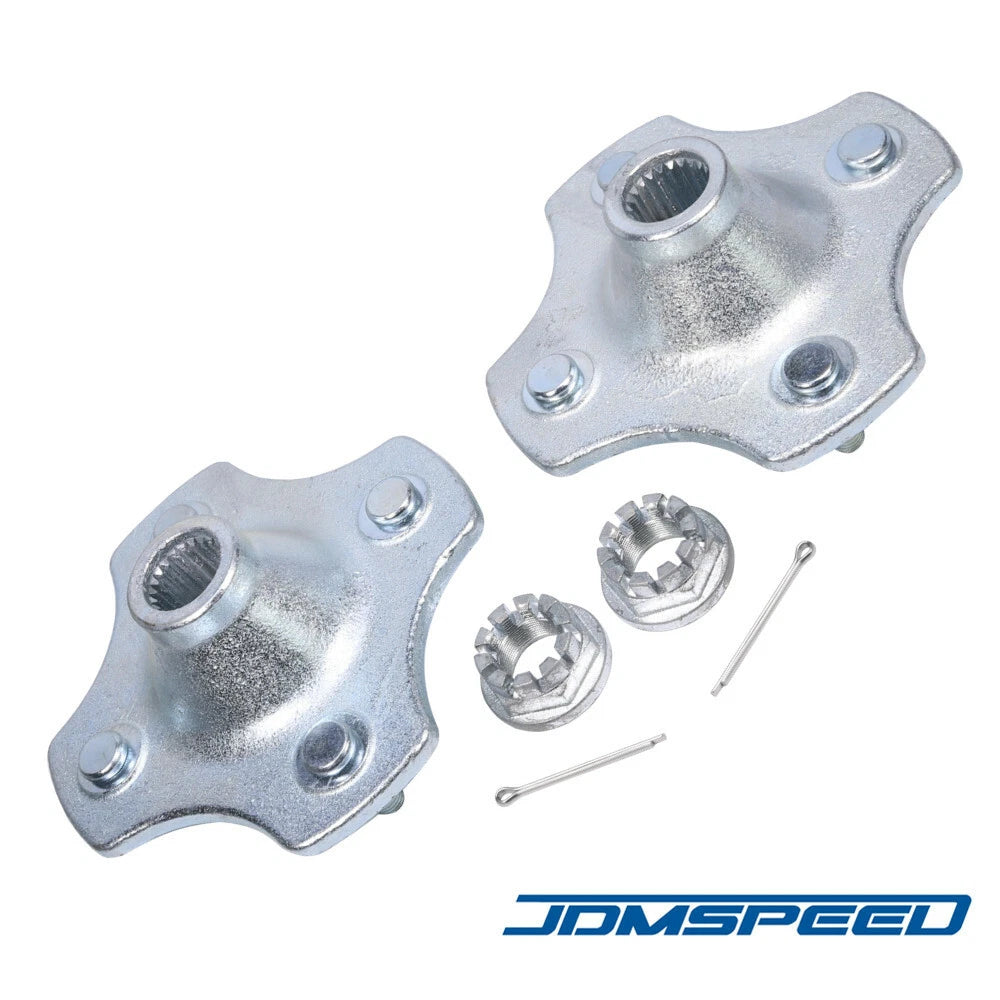 2 Rear Axle Wheel Hubs W/Nut for Honda TRX420 FE/FM Rancher 420 (2007–2013) Z565-RAWH2