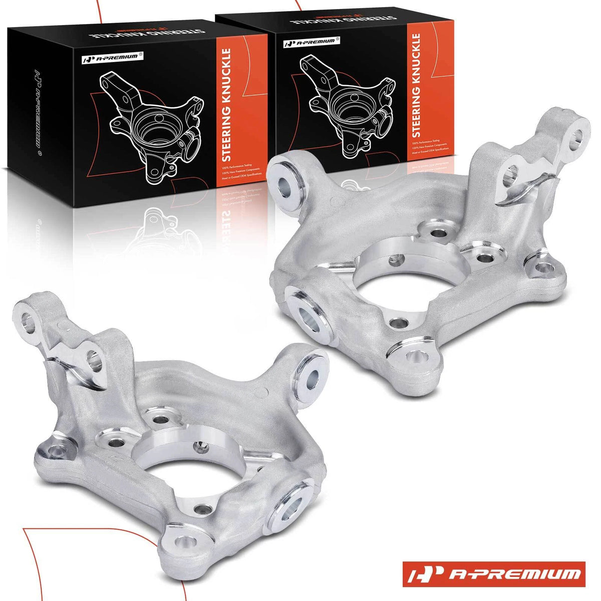 Pair Front Steering Knuckle for Toyota Highlander (2020–2023) 432010E010, 432020E010, 43201-0E010, 43202-0E010