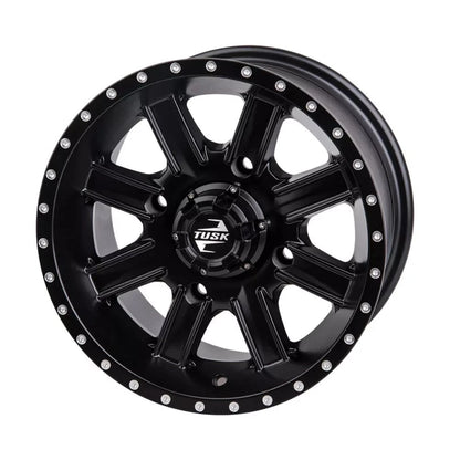 Tusk Cascade Wheel 12x7 Matte Black for Yamaha Wolverine X4 (2018–2023) 185-276-0017