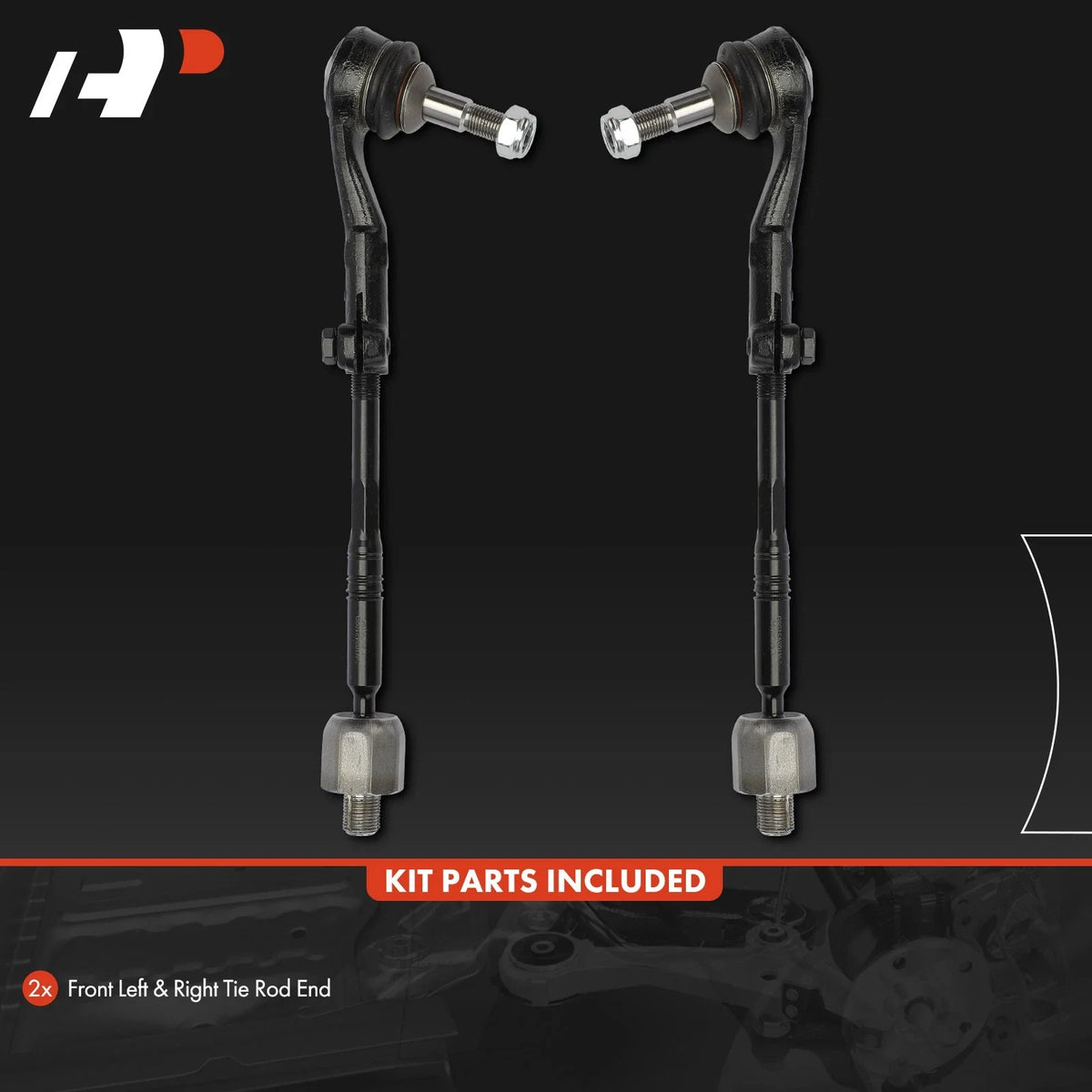 2X Tie Rod End Front for BMW 128i 135i 323i 325i 335is X1 Z4 (2008–2013)