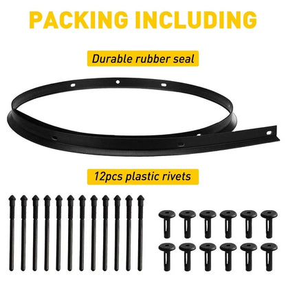Front Fascia Bumper Hood Weatherstrip Seal w/ Rivet for Dodge Challenger (2008–2021)