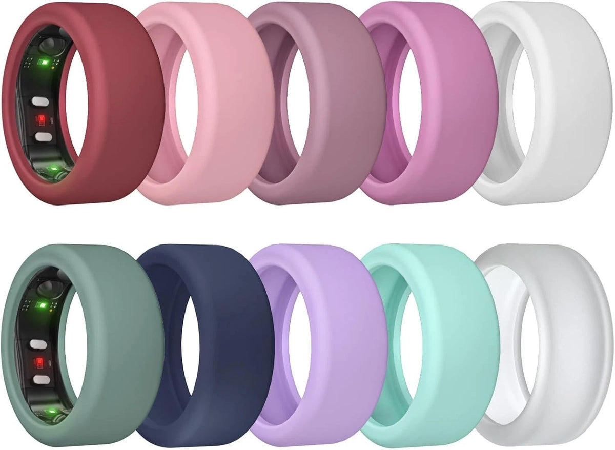 10 Pack Ring Cover for RingConn Gen 2 (2023) - Elastic Silicone Protector