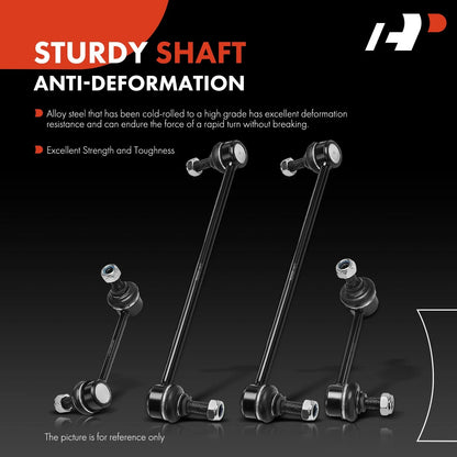 Set of 4 Sway Bar Links with Ball Joint for Kia Stinger (2018–2023)