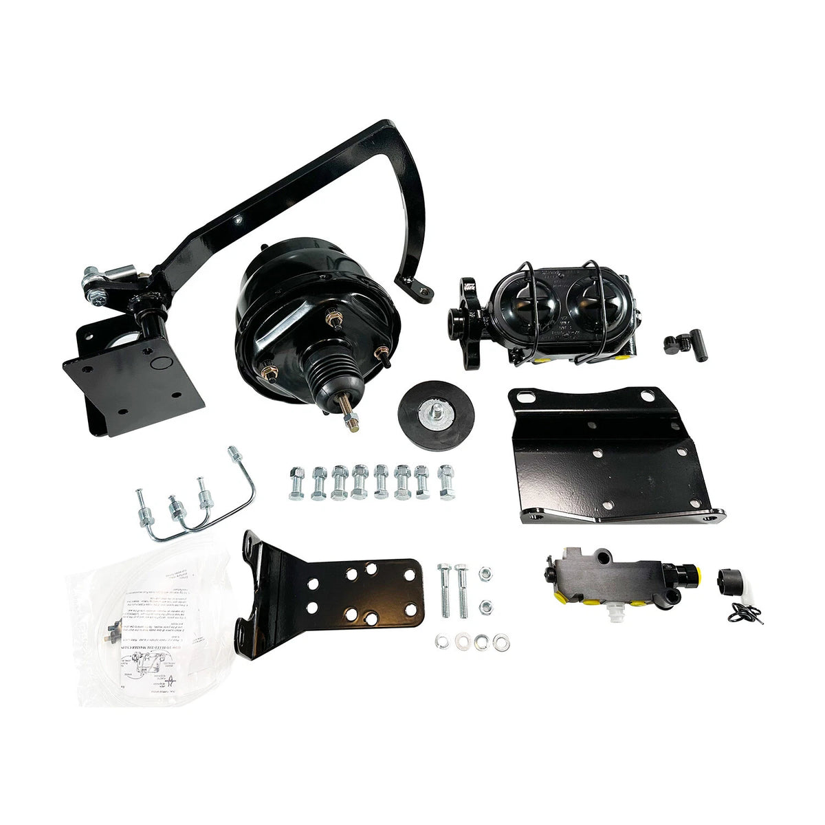 7" Dual Frame Mount Pedal Power Brake Booster for Chevy Truck (1947–1954)