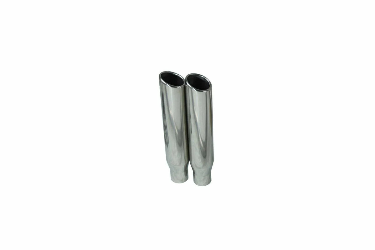 2.5" Dual Exhaust Kit for Ford F150 (2021–2025) Glasspack Corner Exit