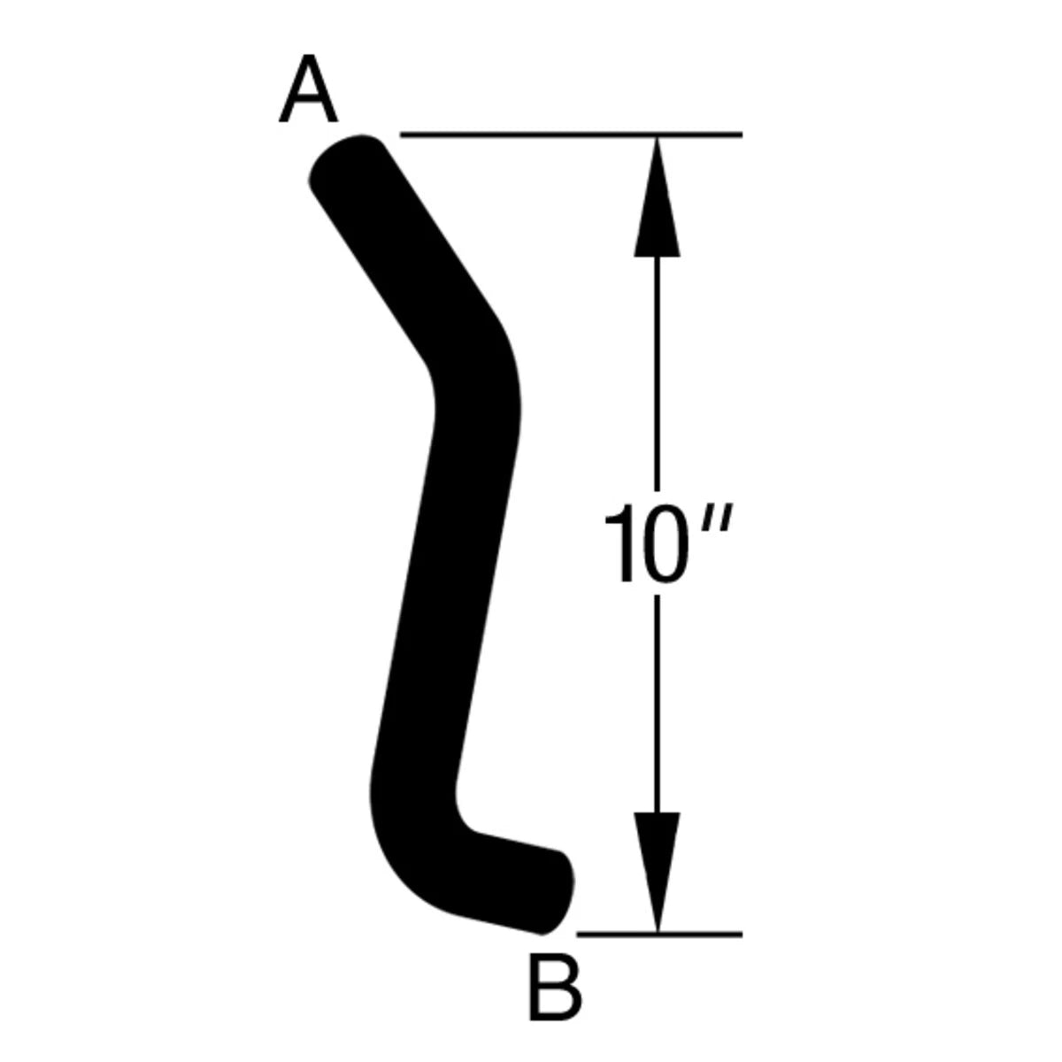 Dayco Heater Hose 88462 for Lincoln Town Car Mercury Grand Marquis (2004–2011)