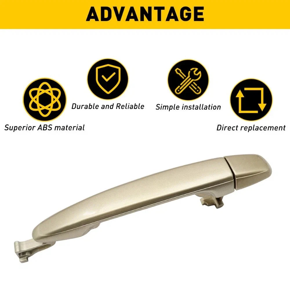 Rear Outside Door Handle RH for Toyota Sienna (2004–2010) EXV Desert Sand Mica