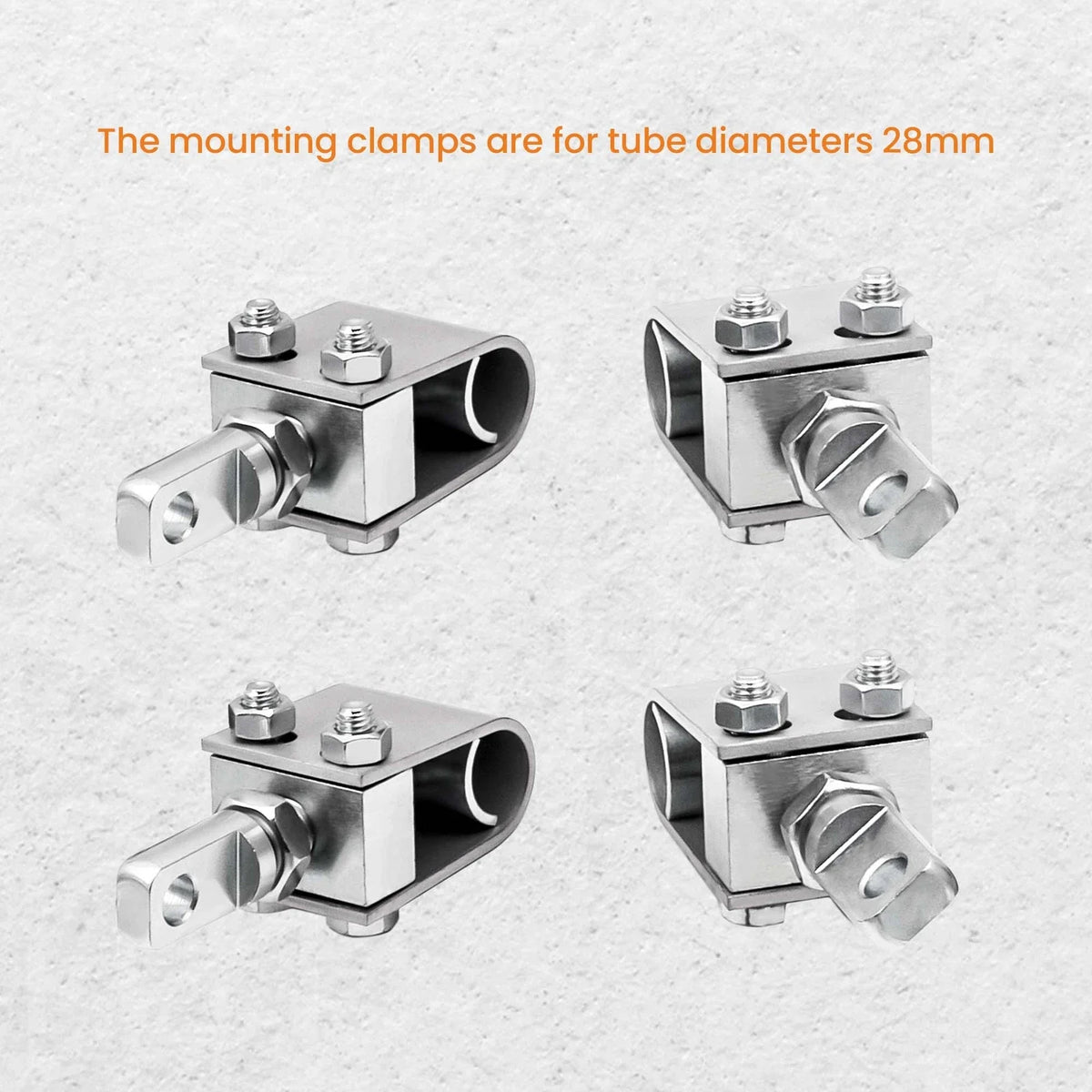 Sidecar Mounting Kit U-Clamp & I-Bolt for Honda Suzuki Yamaha
