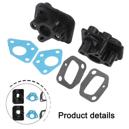 Intake Manifold Set for Lawn Mowers 405 43CC 52CC with Gaskets
