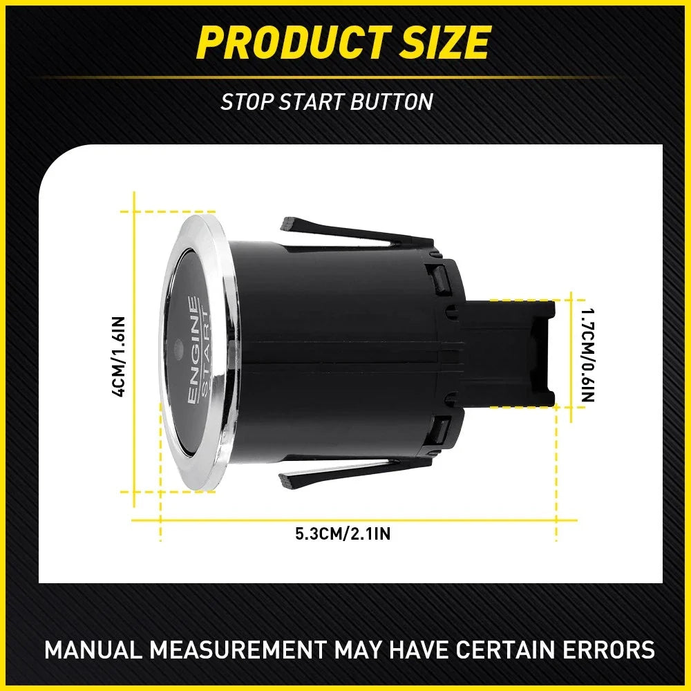 Start Stop Ignition Button Switch DG9T-14C376-ADW for Ford Fusion (2015–2020)