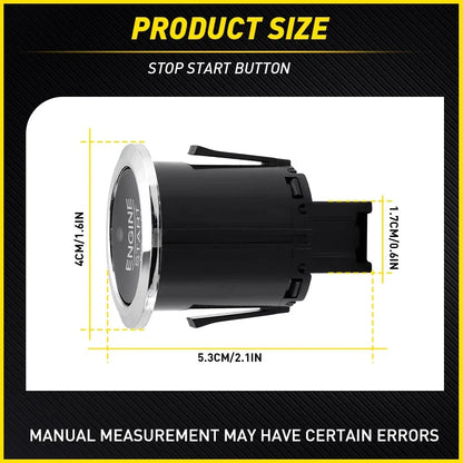 Start Stop Ignition Button Switch DG9T-14C376-ADW for Ford Fusion (2015–2020)