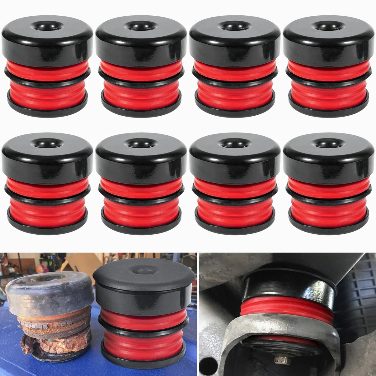 Silicone Body Mount Bushing Kit for Ford F-250 F-350 Super Duty (2008–2016)