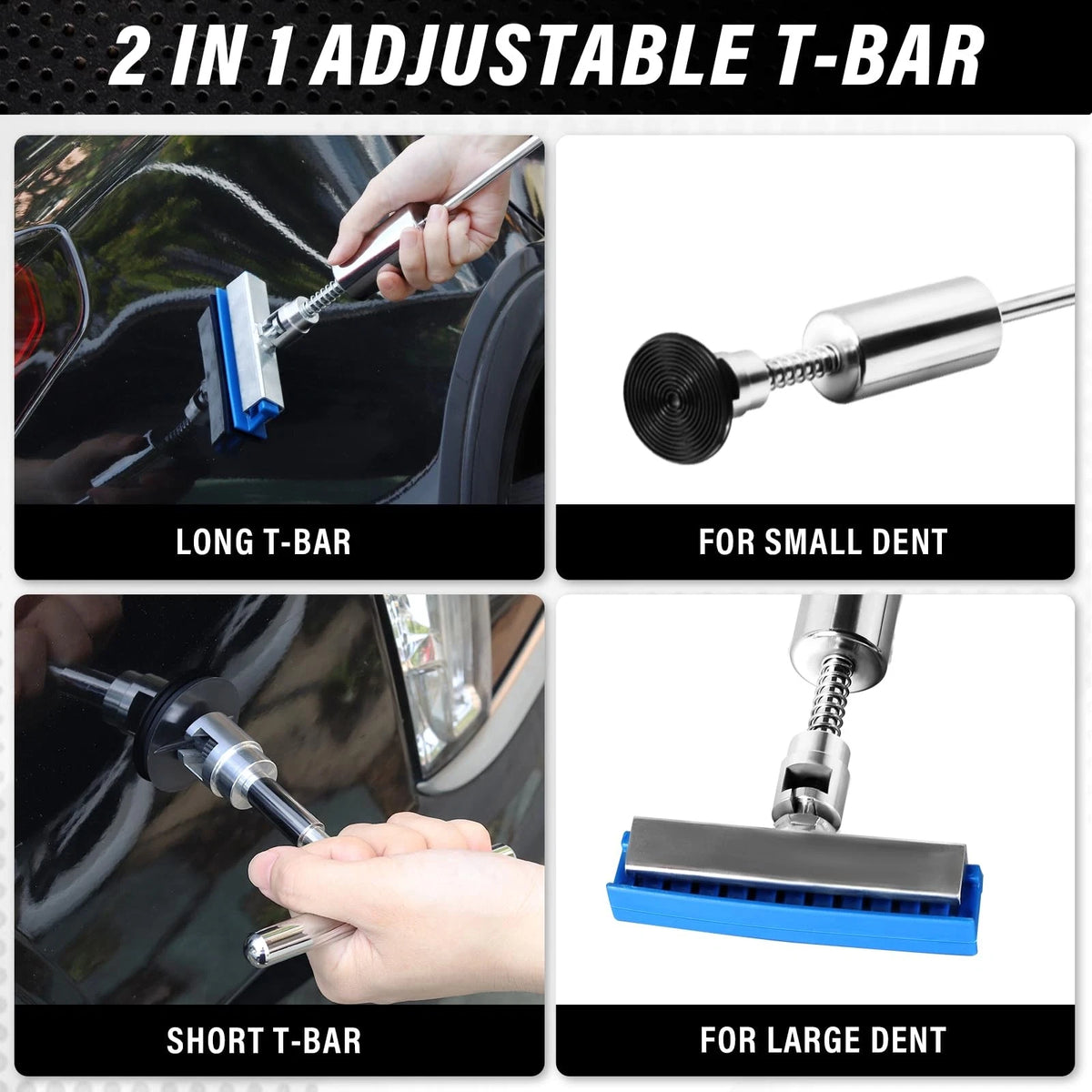Adjustable T-Bar Slide Set A for Paintless Dent Repair
