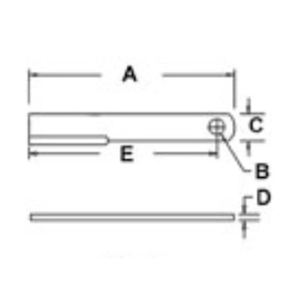 Blade 7557BH for Bush Hog 207 220 257 257R2 2620 277 287 307 BH27 SQ7 SQ840 (N/A)