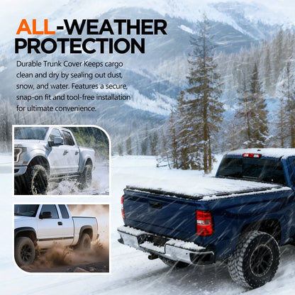Low Profile Hard Tri-Fold Tonneau Cover for Silverado Sierra 1500 (2019–2025)
