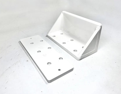 Set of 2 Mounting Plates for Custom (L Shape & 1 Plate)