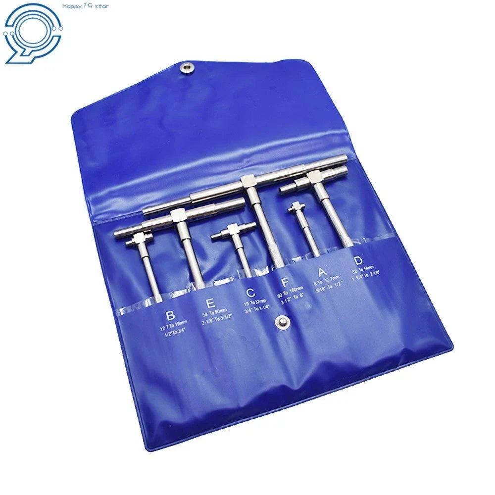 Set of 6 Telescoping Gages for Precision Measurement
