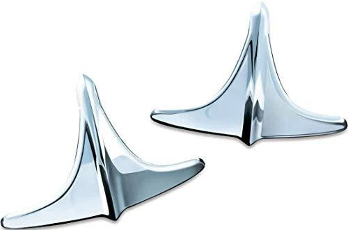 Leading Edge Rear Fender Accents Chrome for Kuryakyn Motorcycle (7217)