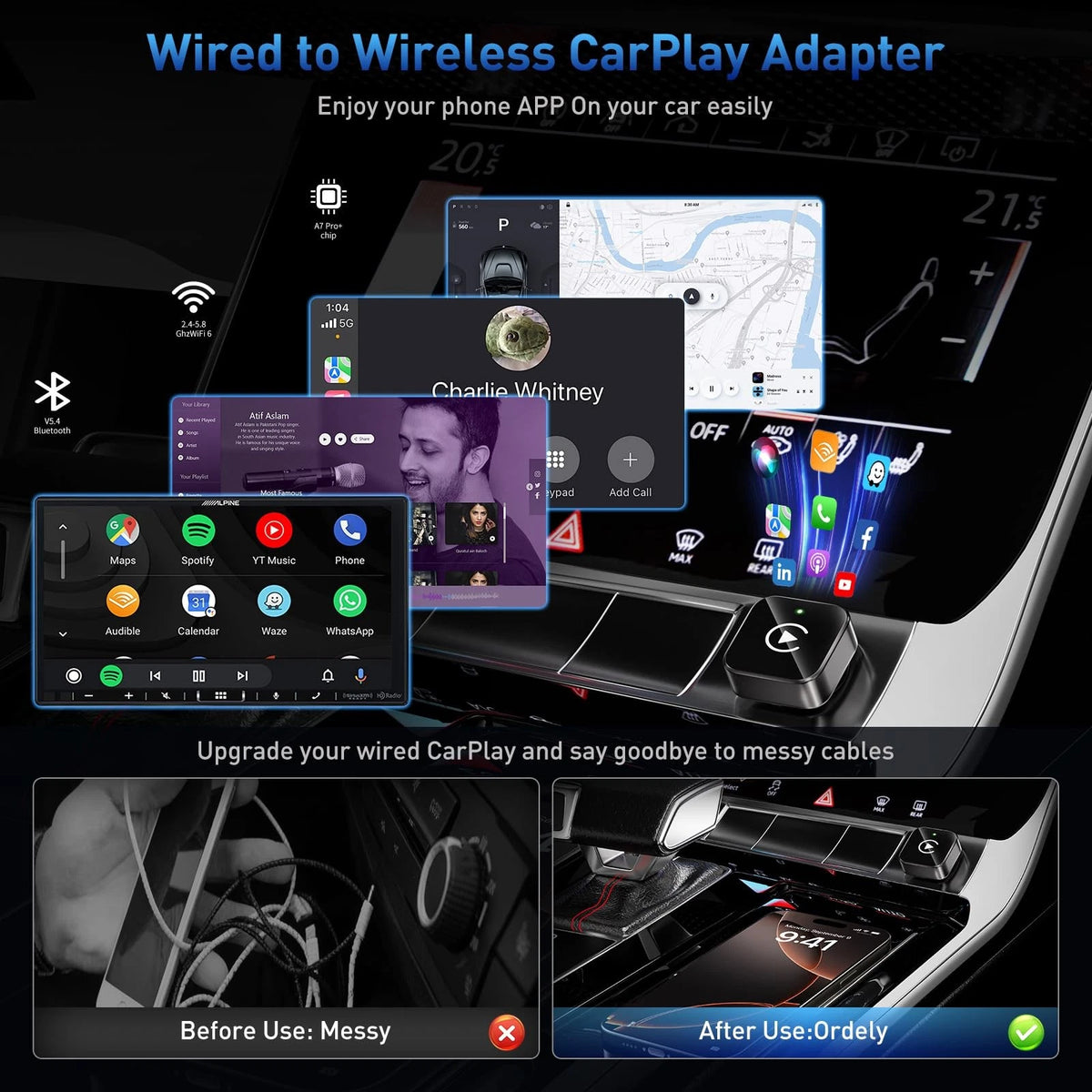 Wireless CarPlay Adapter for Mini (2026)