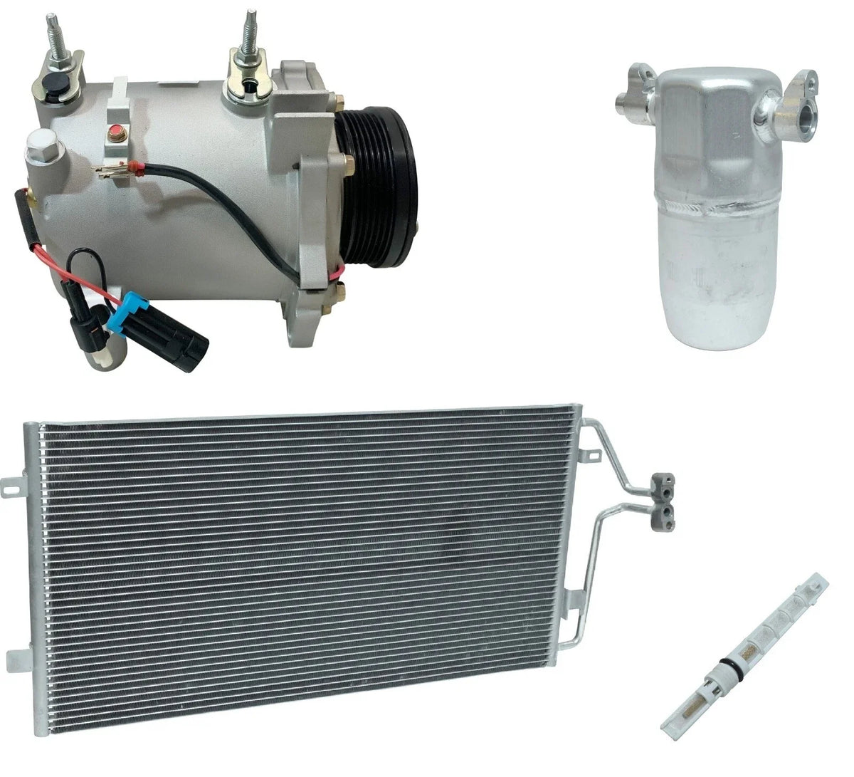 AC Compressor Kit with Condenser for Cadillac Deville 4.6L (2000–2005)