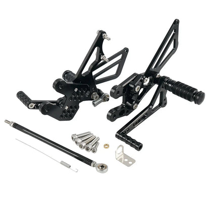 Adjustable Rearsets Foot Pegs Control Kit for Suzuki GSXR1000 (2007–2008)
