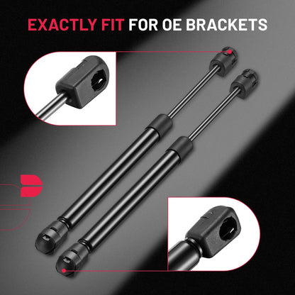 12in 10lb Gas Struts for Leer Camper Shell Topper Rear Window (2011–2019)