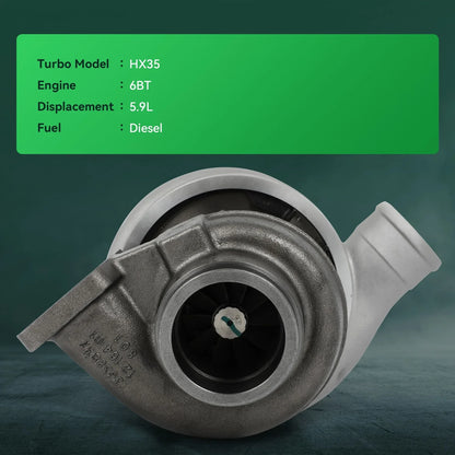 HX35 Turbo for Cummins 5.9L Diesel 6BT (1995–2008) 3537132