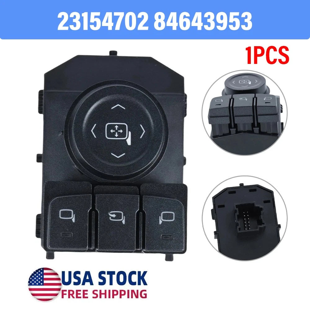 Power Folding Mirror Switch for Chevrolet GMC (2014–2020) 23154702 84643953