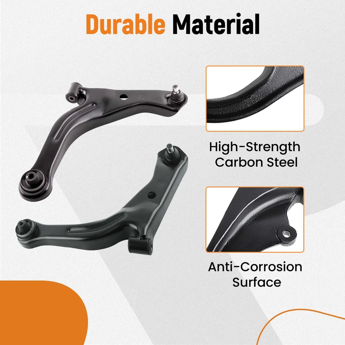 10pc Front Lower Control Arms Sway Bars Tie Rods for Ford Escape (2001–2012)