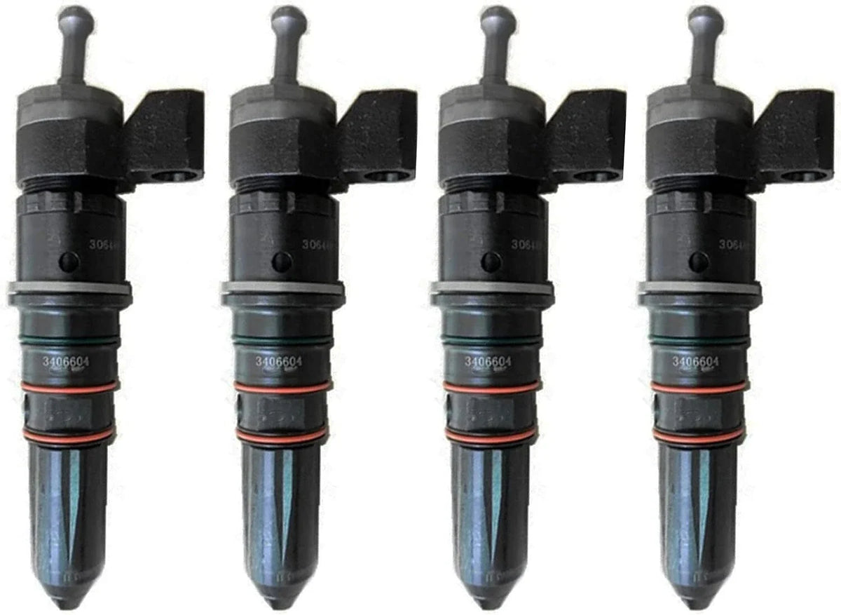 4X Fuel Injector 3406604 for Cummins M11 QSM11 ISM11 K19 (1990–2007)