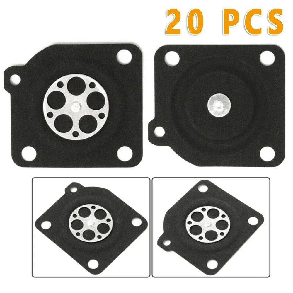 20pcs Carburetor Metering Diaphragm Repair Kit for Zama C1U (A015010)