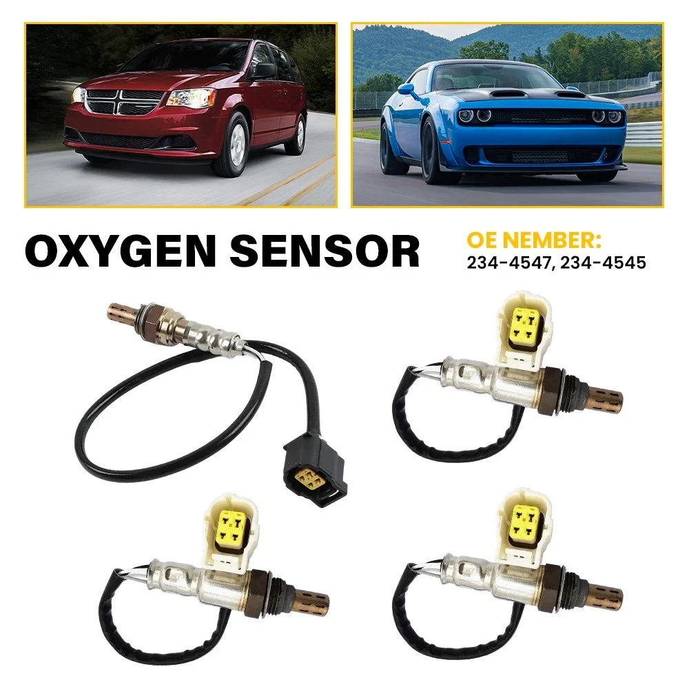 4X Oxygen Sensor Kit for Chrysler Town & Country (2011–2016) Ram C/V (2012–2015)