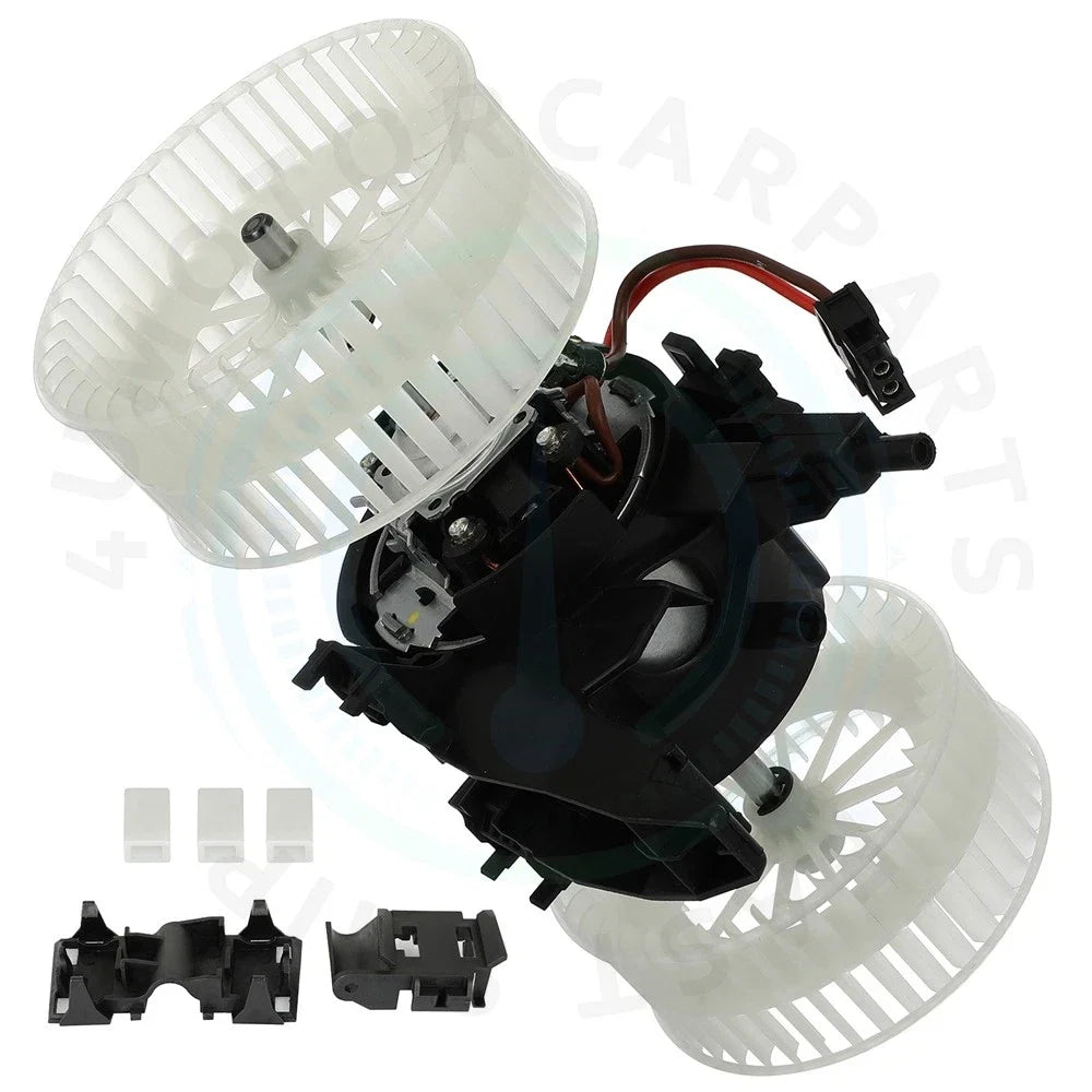 Blower Motor with Fan Cage for BMW 535i 2008–2010, 525i 2004–2007
