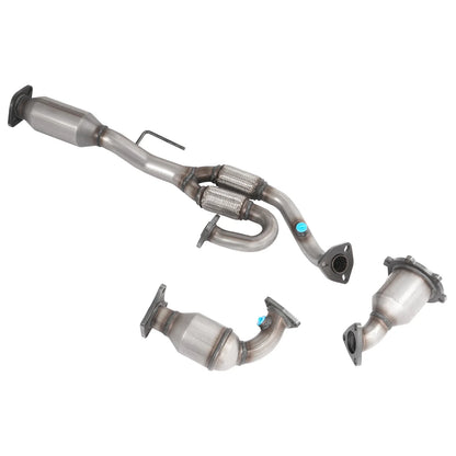 Set of 3 Catalytic Converters for Nissan Quest Maxima (2004–2009) 3.5L
